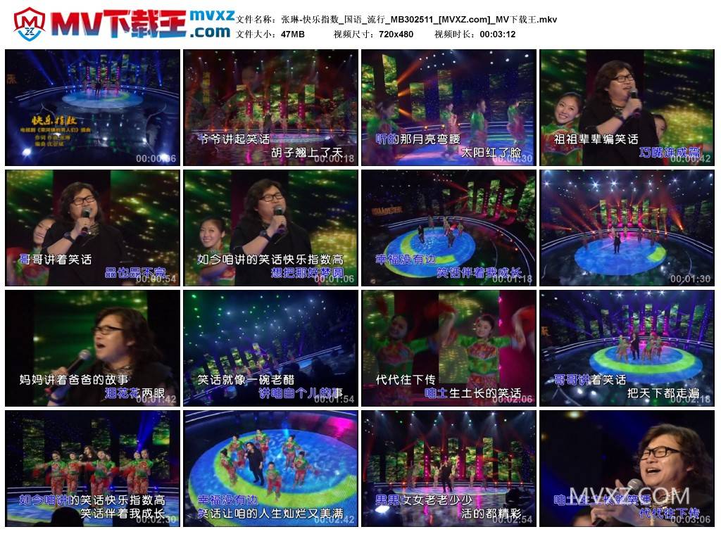 张琳-快乐指数_国语_流行_MB302511